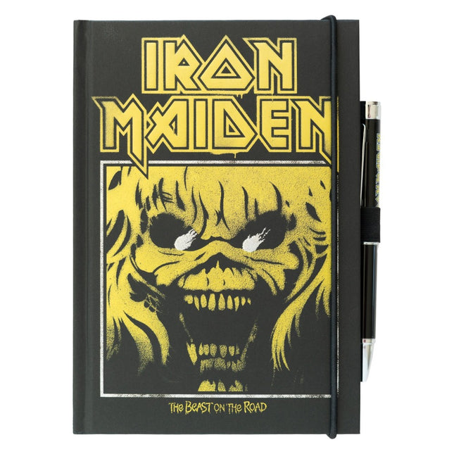 QUADERNO PREMIUM A5 CON PENNA PROIETTORE - IRON MAIDEN