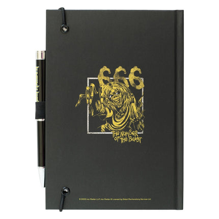 QUADERNO PREMIUM A5 CON PENNA PROIETTORE - IRON MAIDEN