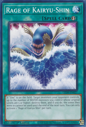 LED9-027 · Rabbia di Kairyu-Shin / Rage of Kairyu-Shin (ITA)