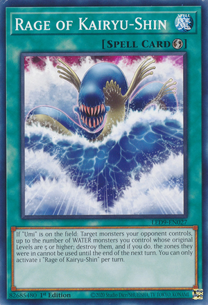 LED9-027 · Rabbia di Kairyu-Shin / Rage of Kairyu-Shin (ITA)