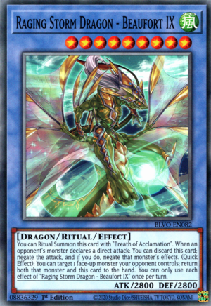 BLVO-082 · Drago Tempesta Furiosa - Beaufort IX / Raging Storm Dragon - Beaufort IX (ITA)