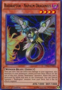 DRL3-004 · Raidraptor - Dragonius Napalm / Raidraptor - Napalm Dragonius UR (ITA)