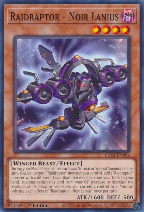 PHNI-004 · Raidraptor - Noir Lanius (ITA)