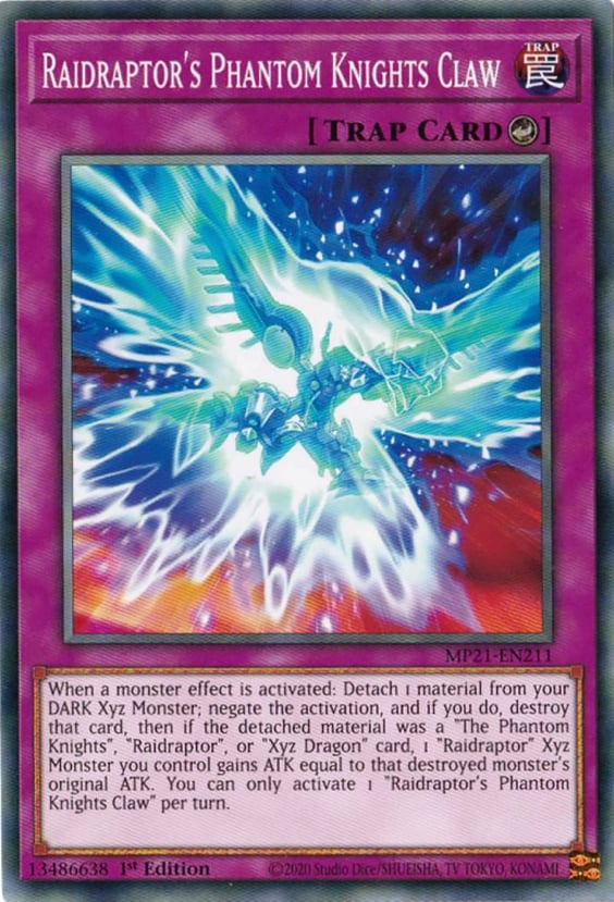 MP21-211 · Artiglio Cavalieri Fantasma dei Raidraptor / Raidraptor's Phantom Knights Claw (ITA)
