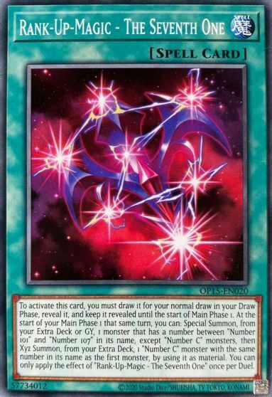 OP15-020 · Alza-Rango-Magico - Il Settimo / Rank-Up-Magic - The Seventh One (ITA)