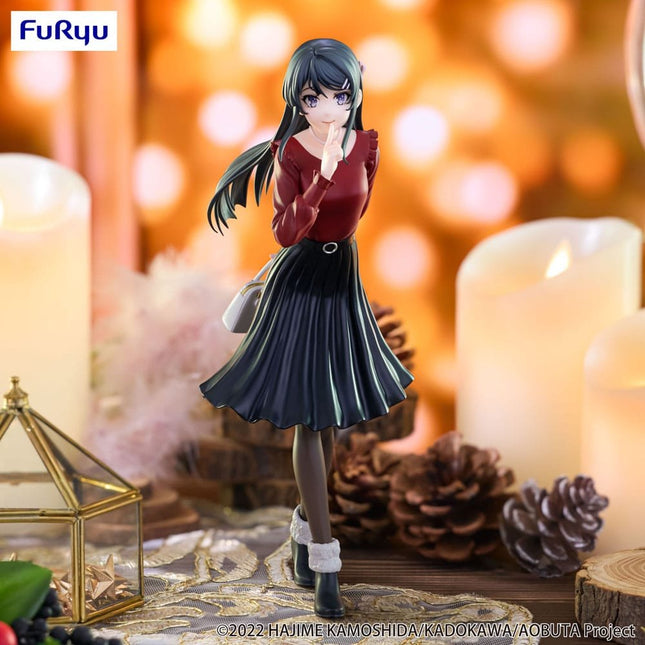 Bunny Girl Senpai - Mai Sakurajima Winter Outfit PVC Statue 21 cm