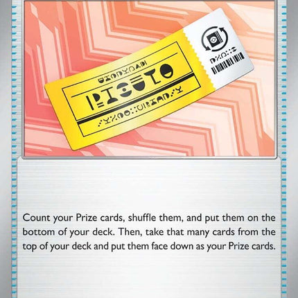 JTG-156 · Redeemable Ticket (ITA)