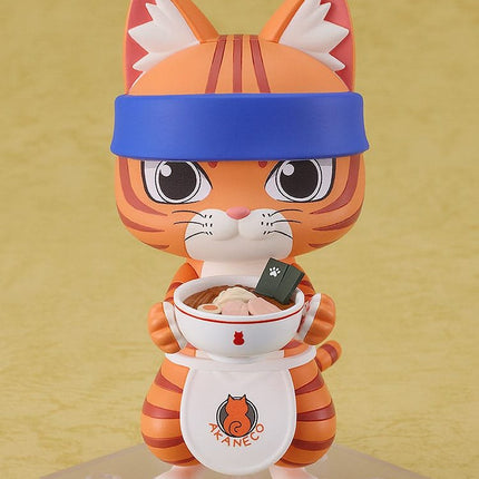 Red Cat Ramen Nendoroid Action Figure Bunzo 10 cm