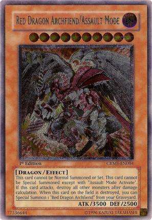 CRMS-004ul · Arcidemone Drago Rosso/Assalto / Red Dragon Archfiend/Assault Mode UTR (ITA)
