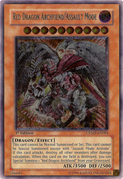 CRMS-004ul · Arcidemone Drago Rosso/Assalto / Red Dragon Archfiend/Assault Mode UTR (ITA)