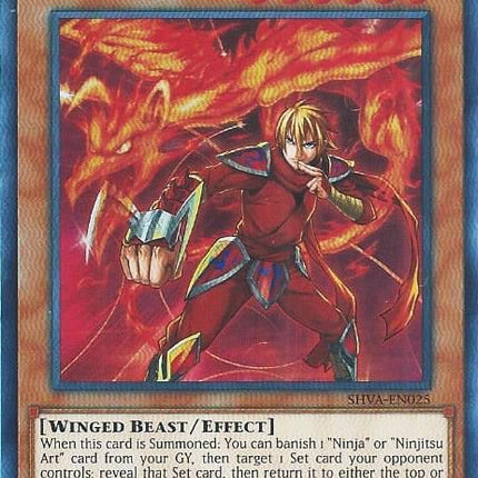 SHVA-025 · Ninja Drago Rosso / Red Dragon Ninja SR (ITA)