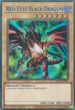 001C-U · Drago Nero Occhi Rossi / Red-Eyes Black Dragon UR (ITA)