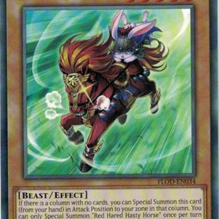 FLOD-034 · Cavallo Avventato Lepre Scarlatta / Red Hared Hasty Horse (ITA)