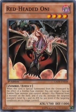 GAOV-038 · Oni Testa-Rossa / Red-Headed Oni (ITA)