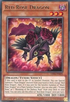 LED4-025 · Drago Rosa Rossa / Red Rose Dragon R (ITA)