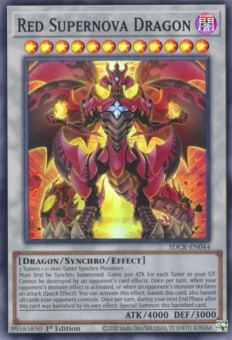 SDCK-044 · Drago Supernova Rosso / Red Supernova Dragon SR (ITA)
