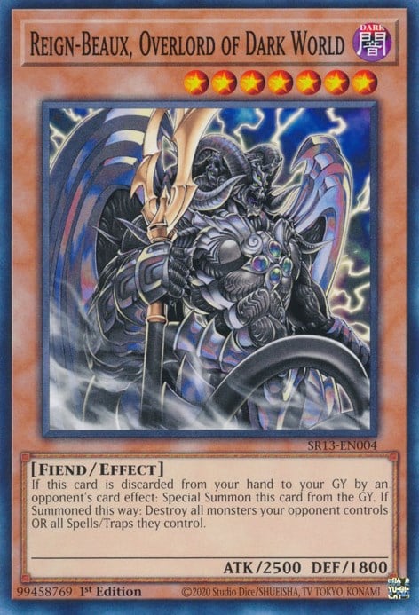 SR13-004 · Reign-Beaux, Signore del Mondo Oscuro / Reign-Beaux, Overlord of Dark World (ITA)