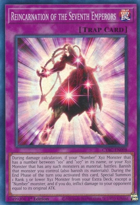 CYAC-098 · Reincarnation of the Seventh Emperors SR (ITA)