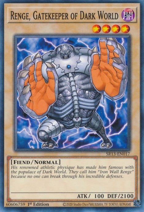 SR13-017 · Renge, Custode del Mondo Oscuro / Renge, Gatekeeper of Dark World (ITA)
