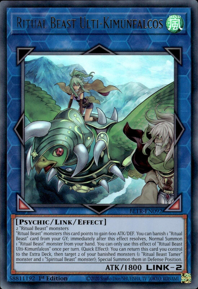 BLTR-092 · Bestia Spirito Ulti-Kimunfalcos / Ritual Beast Ulti-Kimunfalcos UR (ITA)