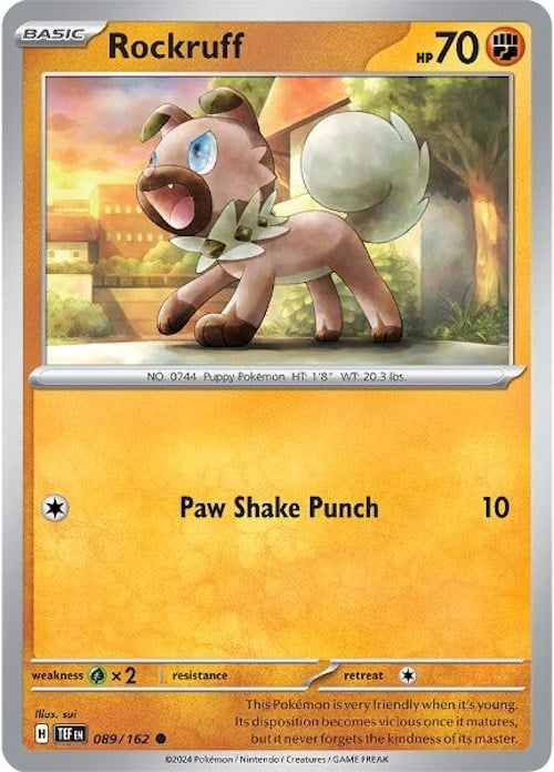 TEF-089 · Rockruff (089/162) (ITA)