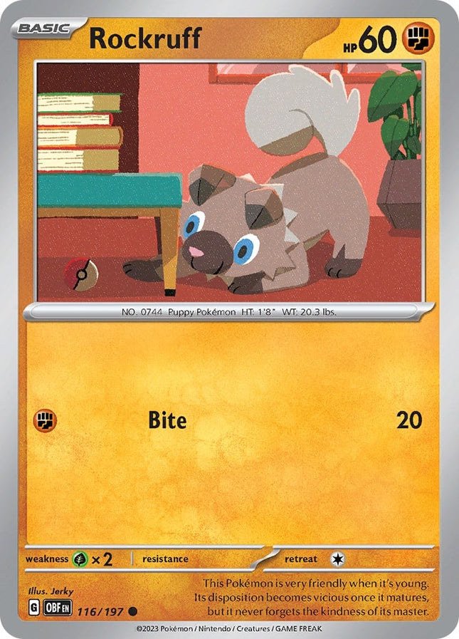 OBF-116 · Rockruff (116/197) (ITA)