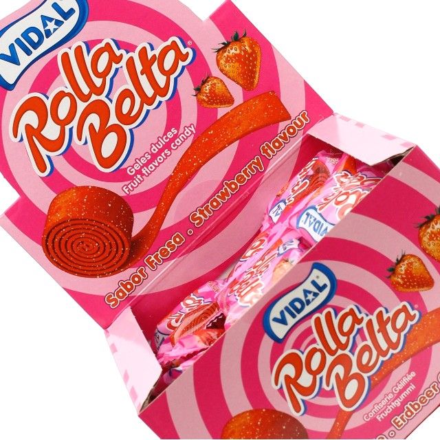 Rolla Belta Fragola Frizz – Cinturina Rossa Arrotolata Frizzante (1 pezzo)