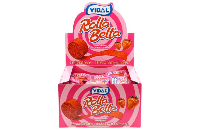 Rolla Belta Fragola Frizz – Cinturina Rossa Arrotolata Frizzante (1 pezzo)