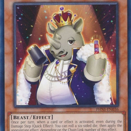 PHNI-036 · Royal Rhino with Deceitful Dice (ITA)