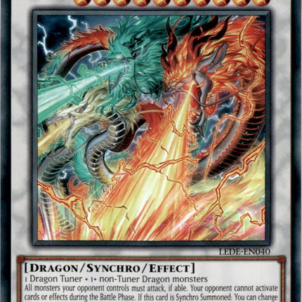 LEDE-040sr · Sangenpai Transcendent Dragion SR (ITA)