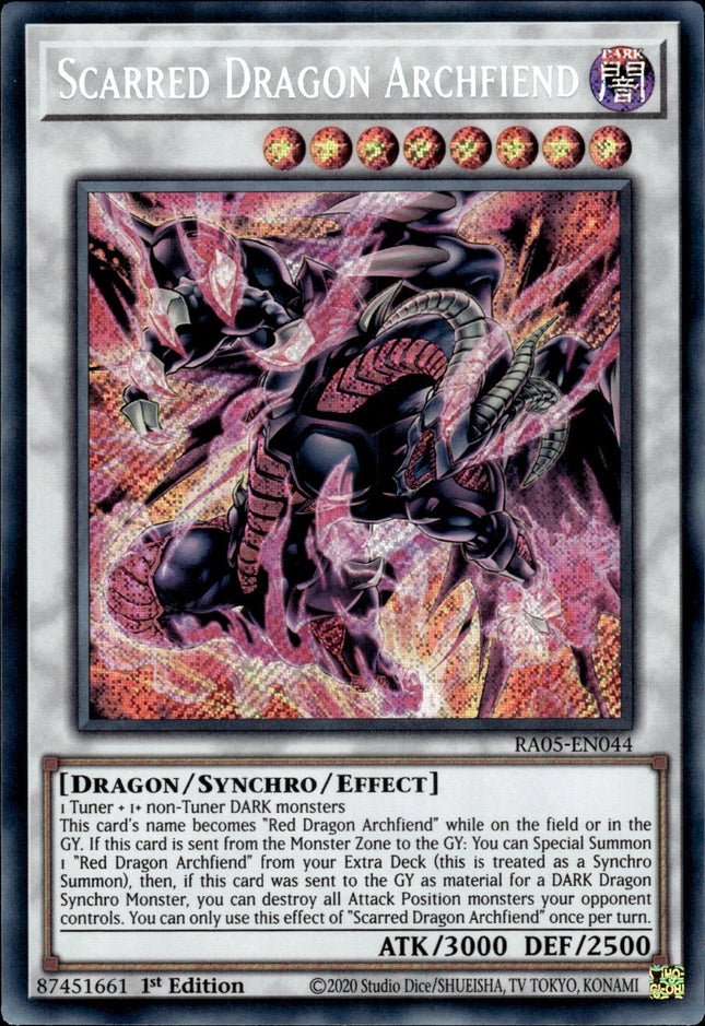 RA05-044sec · Scarred Dragon Archfiend SCR (ITA)