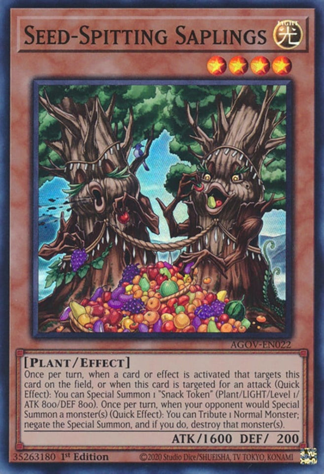 AGOV-022 · Seed-Spitting Saplings SR (ITA)