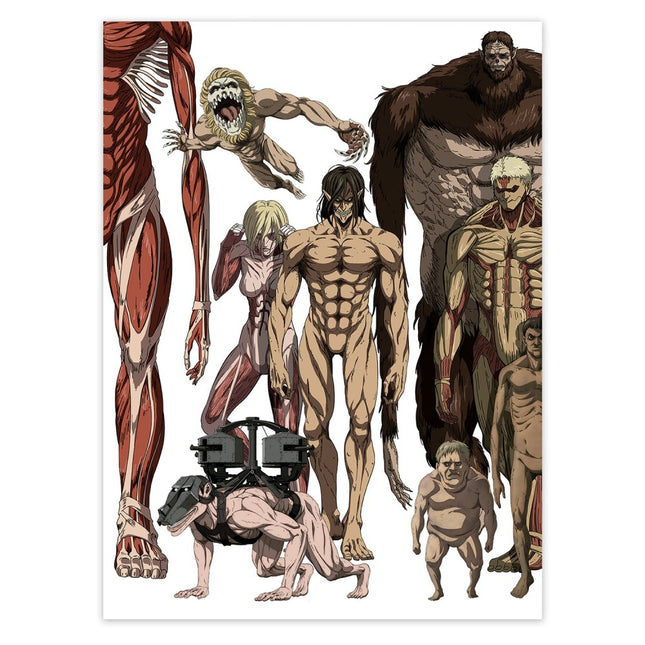 SET MINIPOSTER ATTACK ON TITAN
