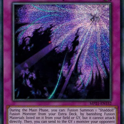 MP21-152sec · Scisma Bambolaombra / Shaddoll Schism SCR (ITA)
