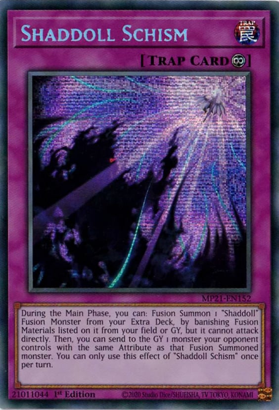 MP21-152sec · Scisma Bambolaombra / Shaddoll Schism SCR (ITA)