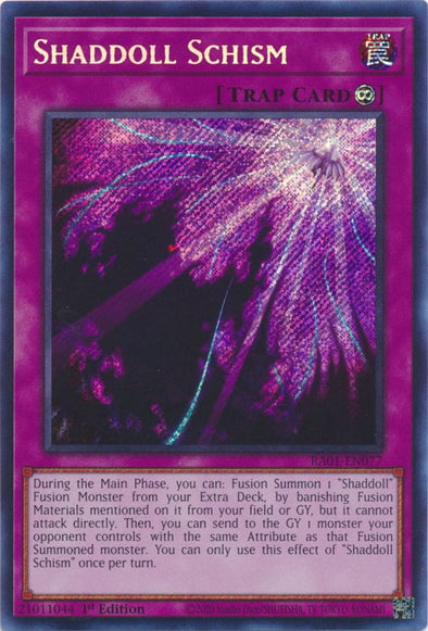 RA01-077sec · Scisma Bambolaombra / Shaddoll Schism SCR (ITA)