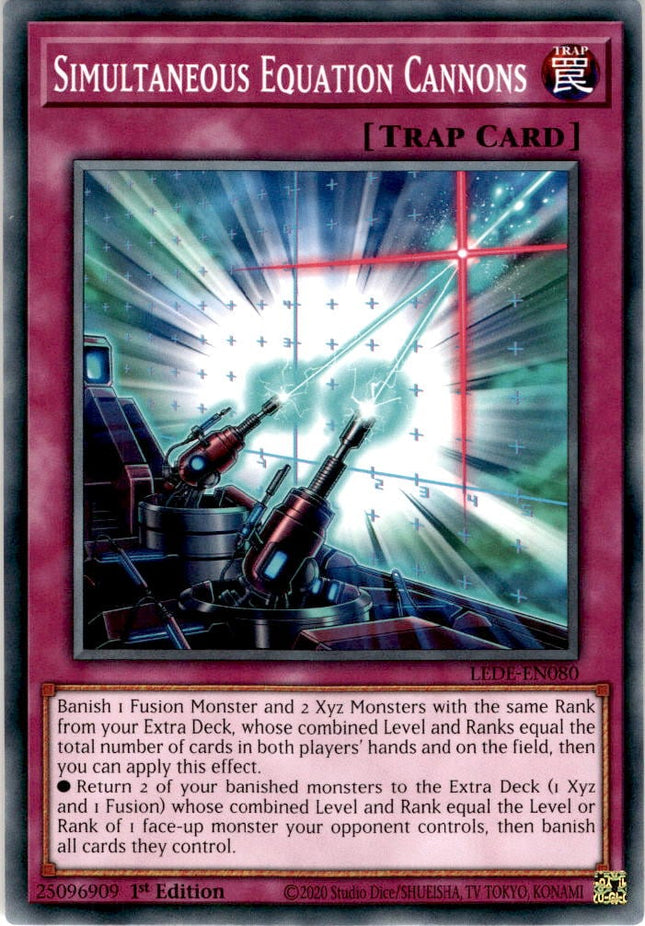 LEDE-080 · Simultaneous Equation Cannons (ITA)