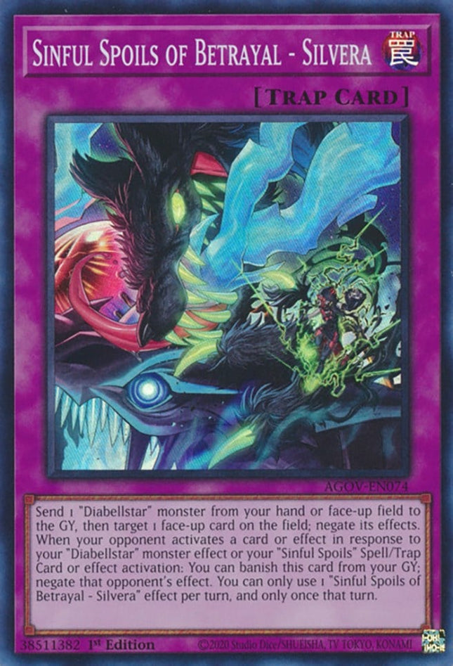 AGOV-074 · Sinful Spoils of Betrayal - Silvera SR (ITA)