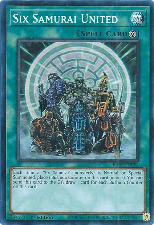 RA03-054 · I Sei Samurai Uniti / Six Samurai United SR (ITA)