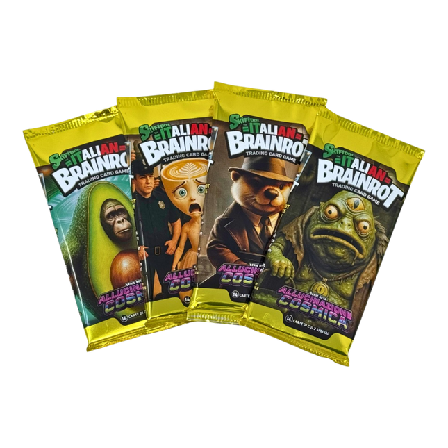 Skifidol Italian Brainrot TCG - Allucinazione Cosmica Bustina Singola (14 Carte) - ITA