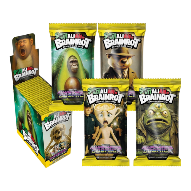 Skifidol Italian Brainrot TCG - Allucinazione Cosmica Bustina Singola (14 Carte) - ITA