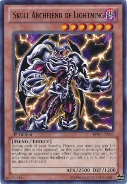 BP01-006 · Arcidemone Teschio del Fulmine / Skull Archfiend of Lightning R (ITA)
