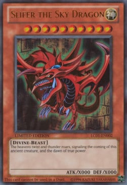 LC01-002 · Slifer il Drago del Cielo / Slifer the Sky Dragon UR