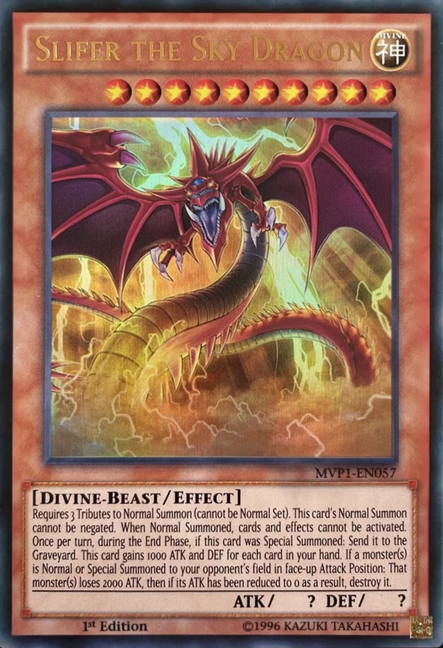 MVP1-057 · Slifer il Drago del Cielo / Slifer the Sky Dragon UR (ITA)