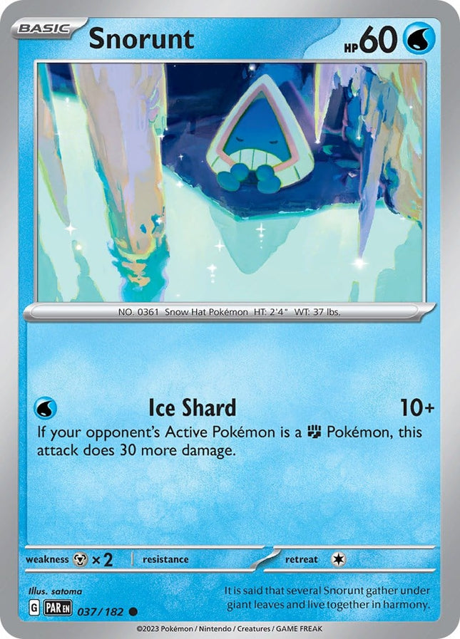 PAR-037 · Snorunt (037/182) (ITA)