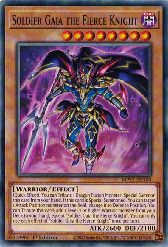 MP21-100 · Soldato Gaia il Cavaliere / Soldier Gaia The Fierce Knight (ITA)