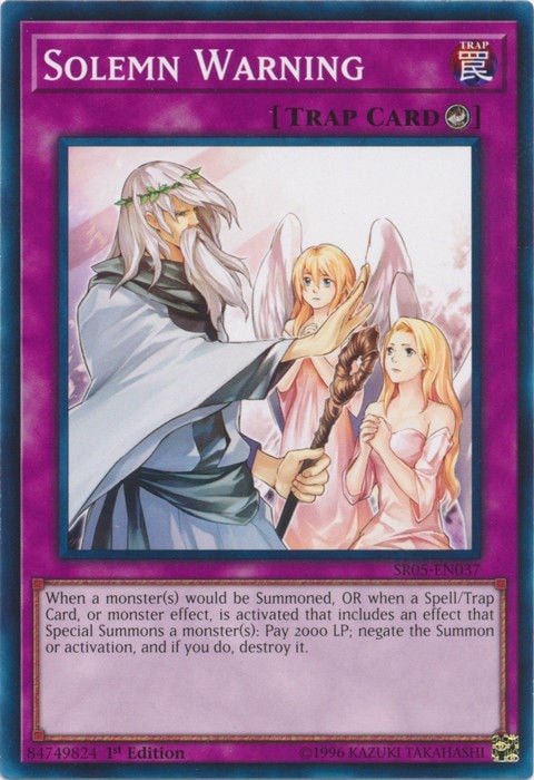 SR05-037 · Avvertimento Solenne / Solemn Warning (ITA)