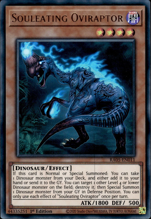 RA05-011ur · Oviraptor Mangiantanima / Souleating Oviraptor UR (ITA)