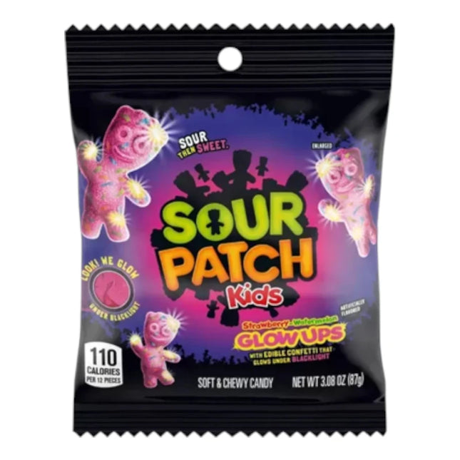 Sour Patch Kids Glow Ups – Caramelle gommose luminose 87g
