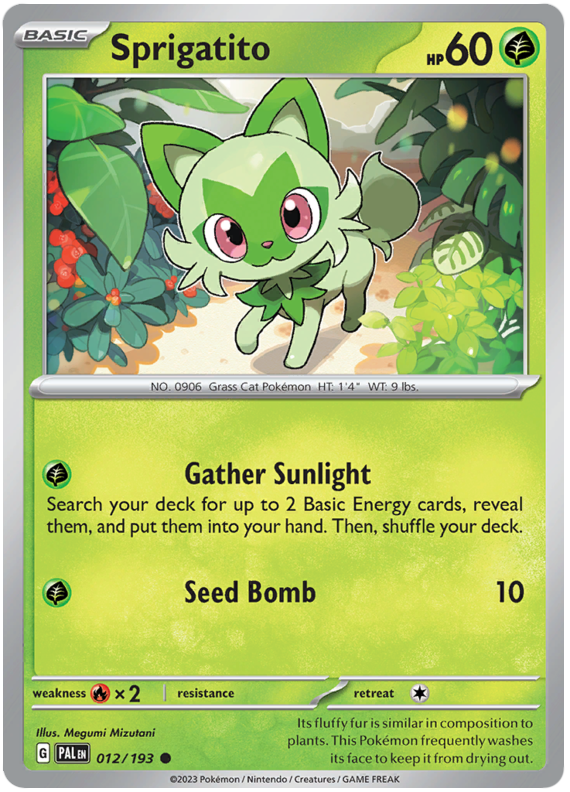 PAL-012 · Sprigatito (012/193) (ITA)